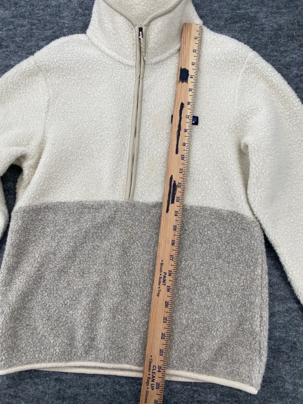 Patagonia Women's Reclaimed Fleece Pullover Zipper Size Small - Picture 7 of 10